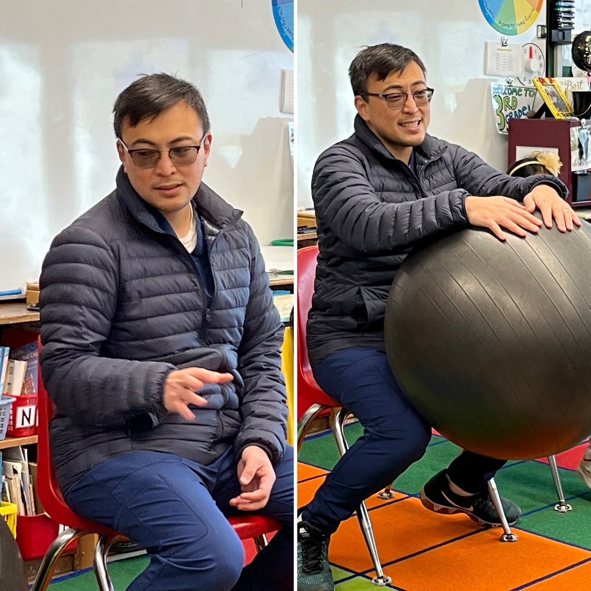 bichons42's tweet photo. 3SF enjoyed learning all about what a physical therapist does and how we can strengthen our bodies, thanks to Dr. Rocco, aka Liana’s dad! #RamCulture #WH @WhufsdRams @stellina8203 @CornwellAveES @Bridiekar @PatriciaScollo3 https://t.co/EyKEWfLiPg