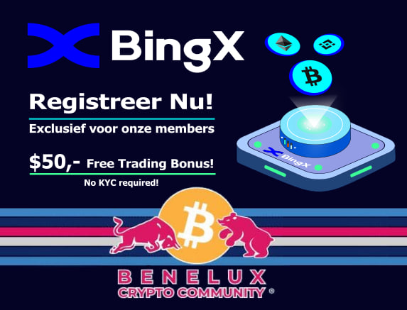 DBConX's tweet photo. Check onze samenwerking met @BingXOfficial @BingXEnglish @BingXAcademy Voor alle leden in onze groep een mooie actie voor als jeje registreert via deze link: https://t.co/UdRSKy7ofc Join onze groep en profiteer van deze actie!!! #crypto #DutchCrypto #Dutch #bitcoin #alts https://t.co/GWI1Rm30p0