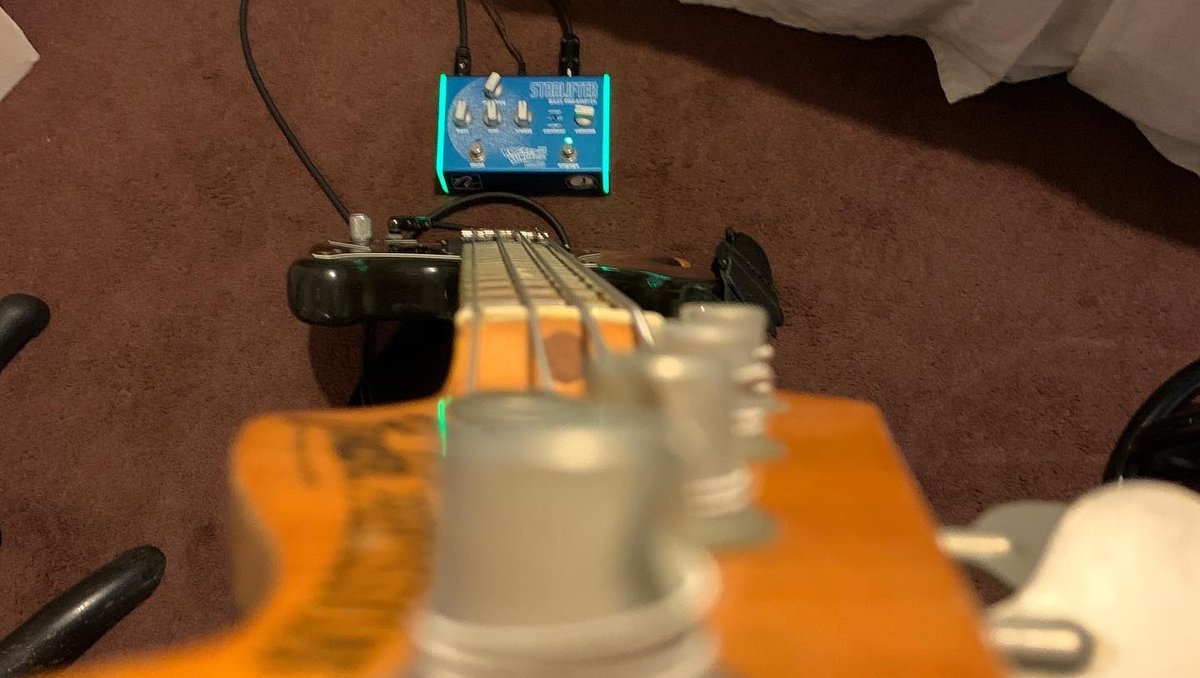nordstrandaudio's tweet photo. Starting 2023 off right with a remote recording session - upright, arco, Pbass + creative room to explore ideas and sound effects beyond the basic parts. Let’s go 2023!
#starlifterpedal #rocketsurgeonpedals #starlifterpreamp ( #📷 @bassygroove )
https://t.co/y3cW38F4LE https://t.co/0YUcna6Q5v