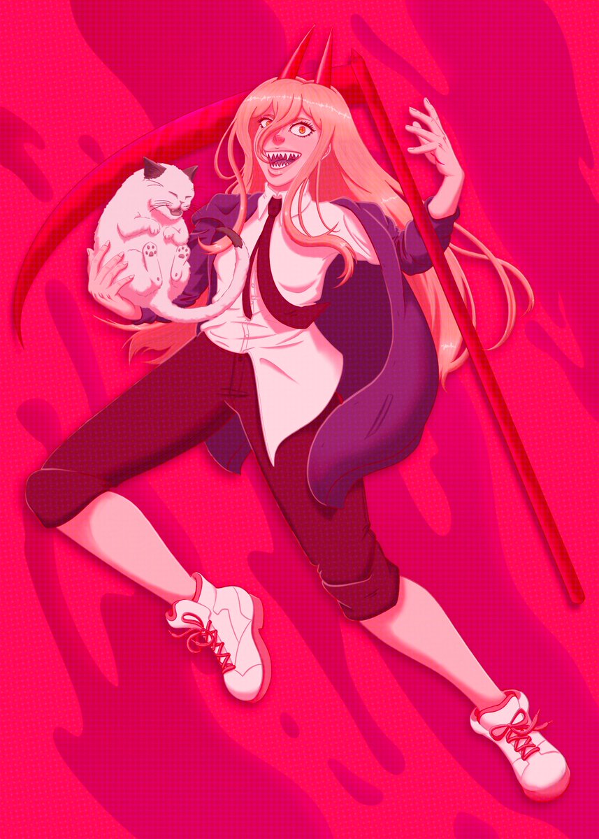 eviltwinkarp's tweet photo. Puh-Puh-Puh-Power!!
#chainsawman #power #bestgirl https://t.co/rV6IPmnmS5