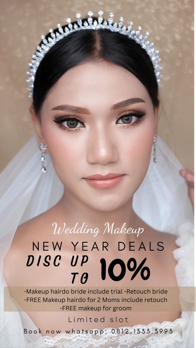 rinnyleemakeup's tweet photo. #rinnyleemakeup #newyeardeals #limitedslot #makeupjakarta https://t.co/2TOdCFWw6O