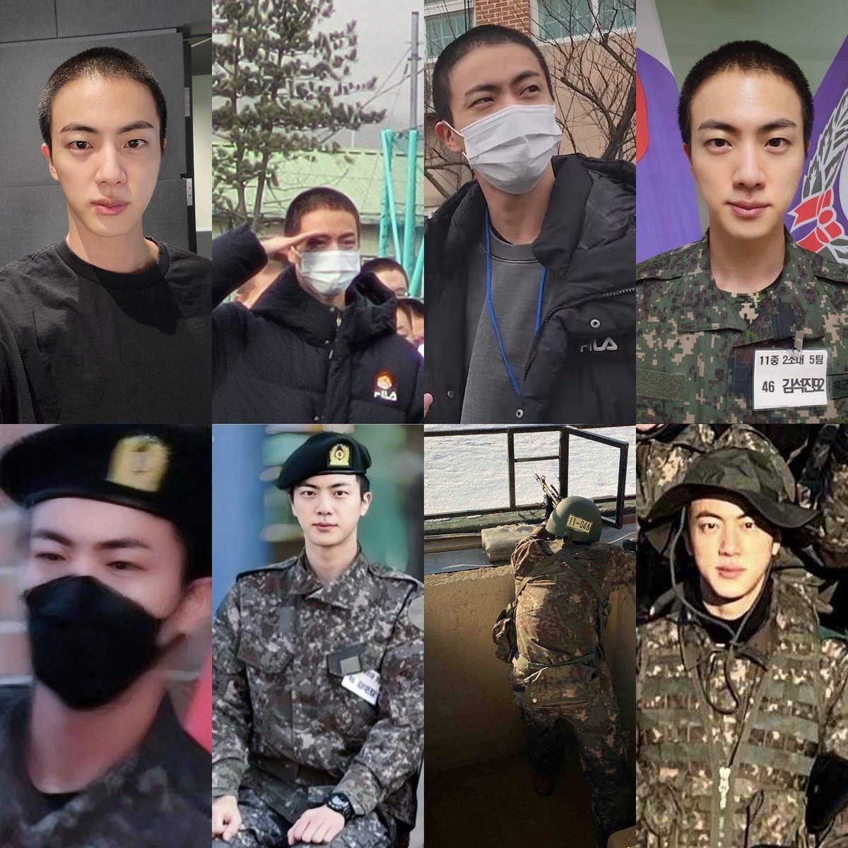 D-511 💜 
ผ่านไป 5 สัปดาห์นับตั้งแต่การเกณฑ์ทหาร วันนี้เป็นพิธีเสร็จสิ้นการฝึกอบรมการเกณฑ์ทหาร 

ในวันพรุ่งนี้เป็นต้นไป (วันที่19) พี่จินจะทำหน้าที่เป็นผู้ช่วยครูฝึกในกองพลทหารราบที่5