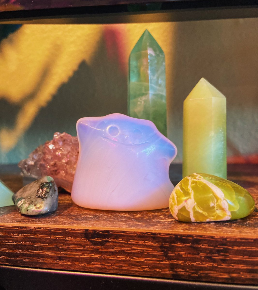 groovyplantdad's tweet photo. ditto and their crystal corner ✨ https://t.co/ER7YhauX8f