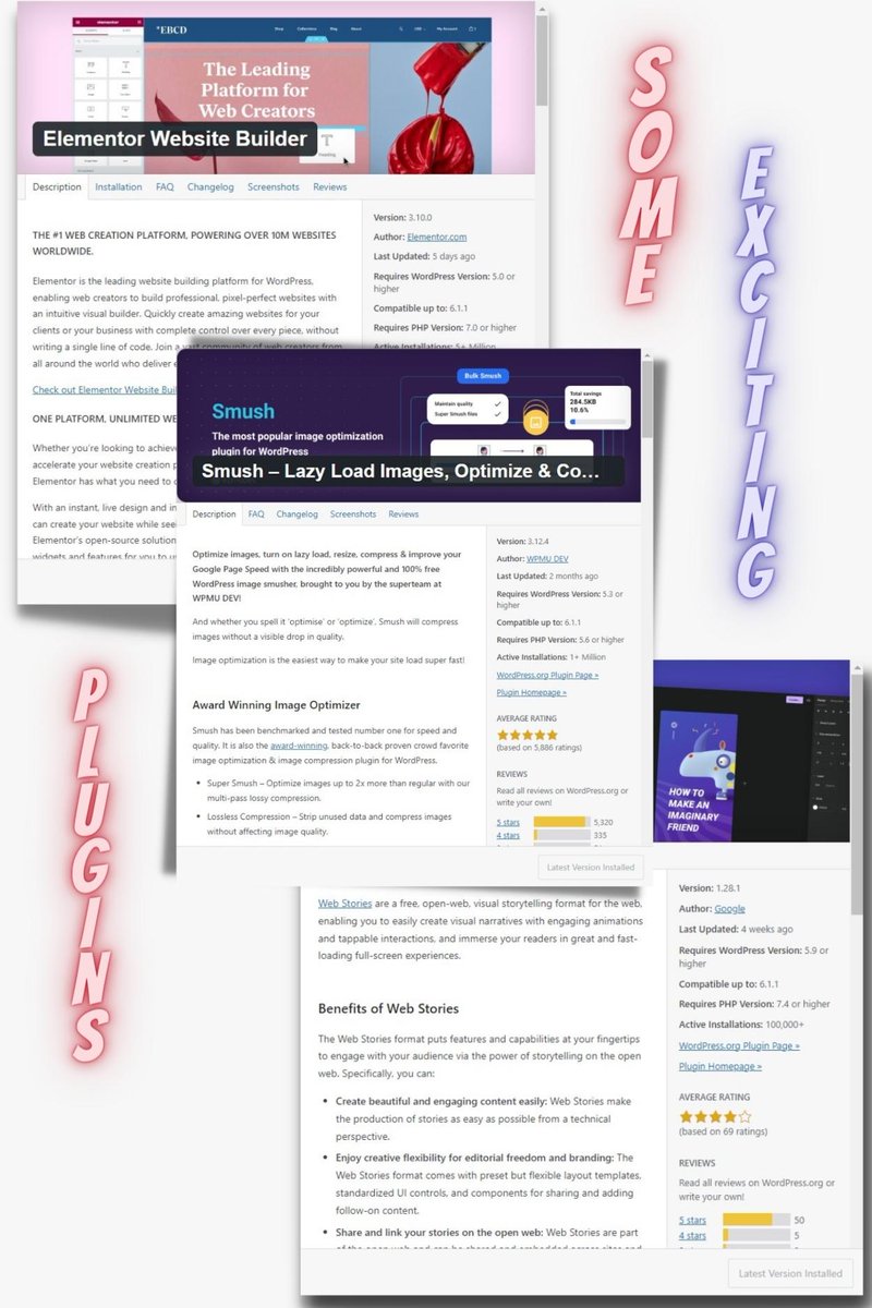 BlogyBits's tweet image. Top 10+ Best WordPress Plugins You Must Know
Learn More 👇👇👇
blogybits.com/2023/01/17/wor…
#wordpress #wordpressplugindevelopers
#wordpressplugins
#plugins #top10plugins #top10plus
#youshouldknow #youshouldknowhowwedo
#elementor #webstorieswordpress #webstories