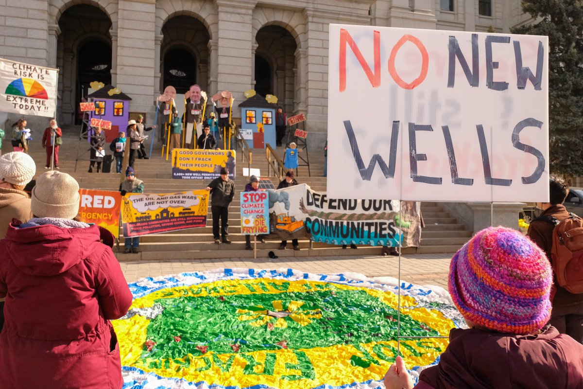 350 Colorado (@350colorado) on Twitter photo Those gathered at the Capitol today called on <a href="/GovofCO/">Governor Jared Polis</a> for stronger climate leadership + greater protections for CO communities living near oil and gas development #ClimateEmergency #ClimateJustice #EndFossilFuels <a href="/FightFossils/">People vs. Fossil Fuels</a> #PeoplevsFossilFuels Those gathered at the Capitol today called on <a href="/GovofCO/">Governor Jared Polis</a> for stronger climate leadership + greater protections for CO communities living near oil and gas development #ClimateEmergency #ClimateJustice #EndFossilFuels <a href="/FightFossils/">People vs. Fossil Fuels</a> #PeoplevsFossilFuels