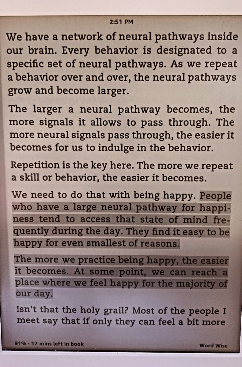 TaraWasinger's tweet image. Firmly believe that happiness is a skill…just like anything else.

#happiness #learnedbehavior