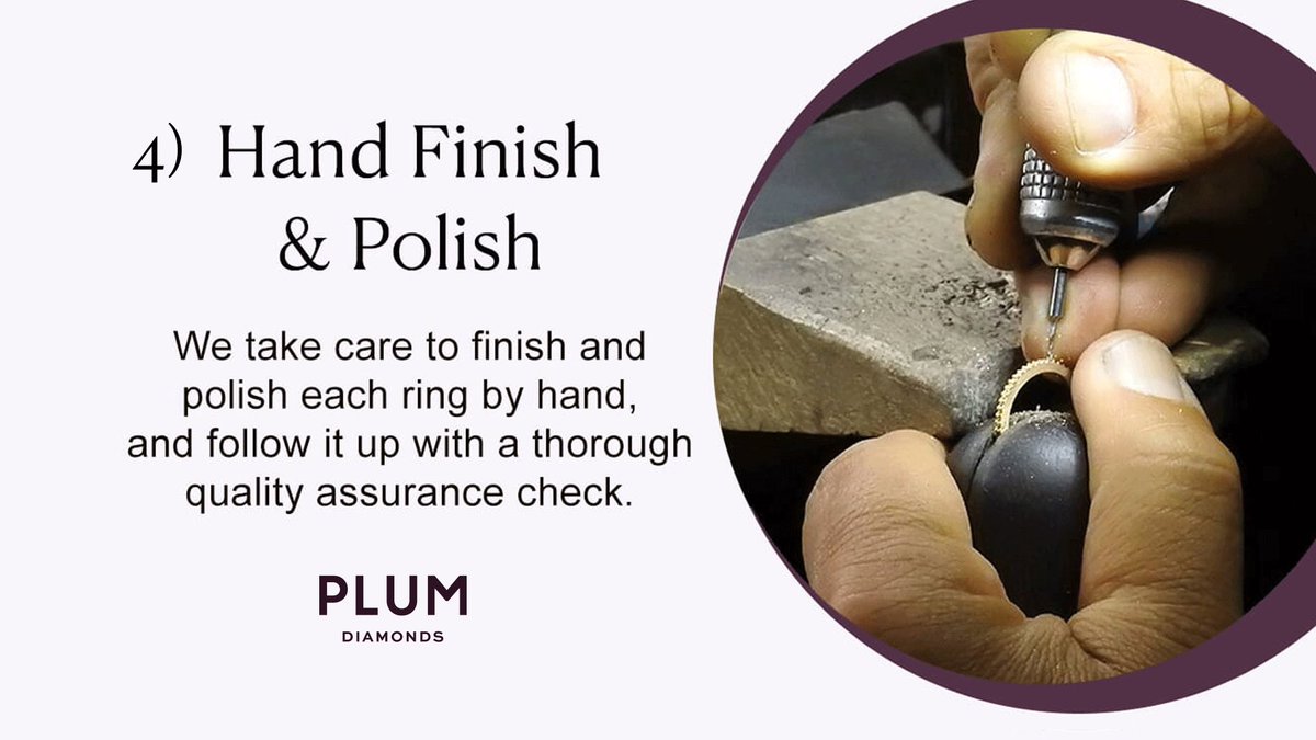 Curious about how #customjewelry is made? Here’s how - and why is takes time (about 15 business days at plumdiamonds.com) 💫
#labgrowndiamonds #cadcam #engagementrings