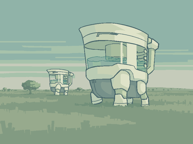 Love to go down to the prairie and watch the brita filters roam.