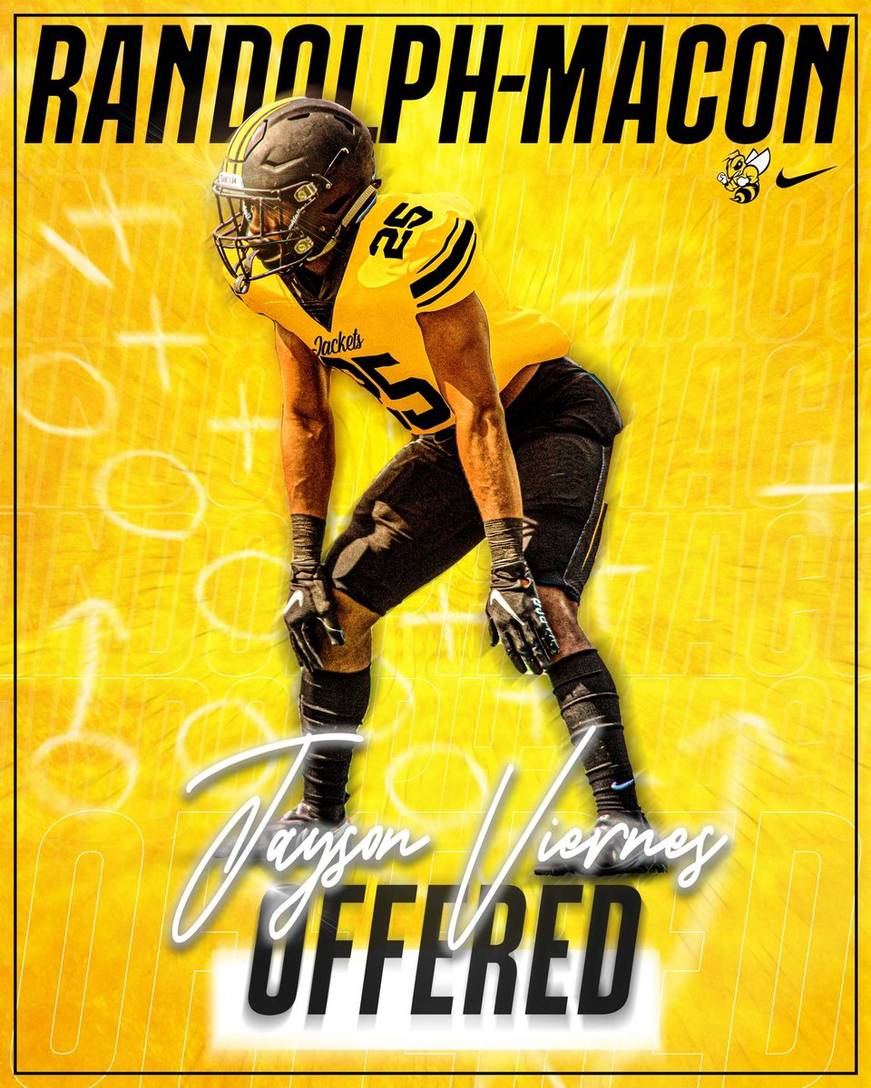 After a great overnight visit and phone call with Coach Arruza I’m grateful to receive an offer from <a href="/RMCfootball/">𝗥𝗔𝗡𝗗𝗢𝗟𝗣𝗛-𝗠𝗔𝗖𝗢𝗡 𝗙𝗢𝗢𝗧𝗕𝗔𝗟𝗟</a>! <a href="/BroadRunFB/">Broad Run Football</a> @CoachCurtis88 <a href="/CoachDonDukes/">Donny Smith</a> <a href="/CoachBarnisky/">Zac Barnisky</a> <a href="/CoachMcGeeRMC/">Nick McGee</a>