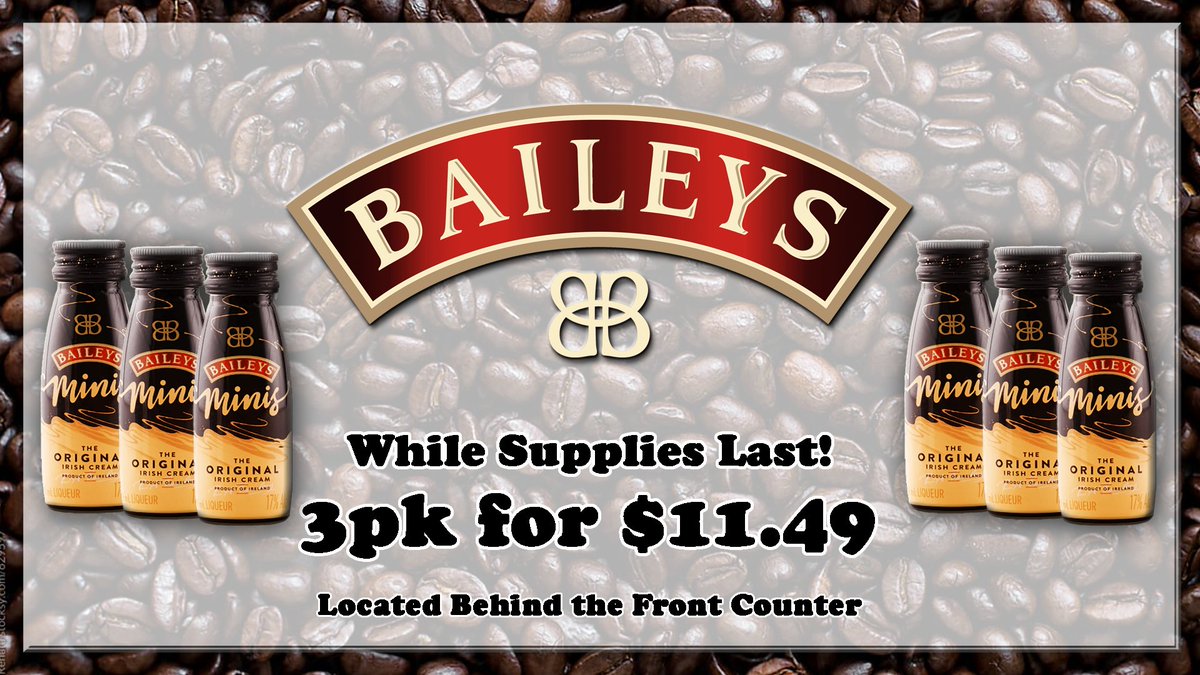 tomthumbLS's tweet photo. This next one is another multi pack! We have a 3 Pack of Bailey's Irish Cream Shots going for $11.49! https://t.co/0hF6PSdUQn