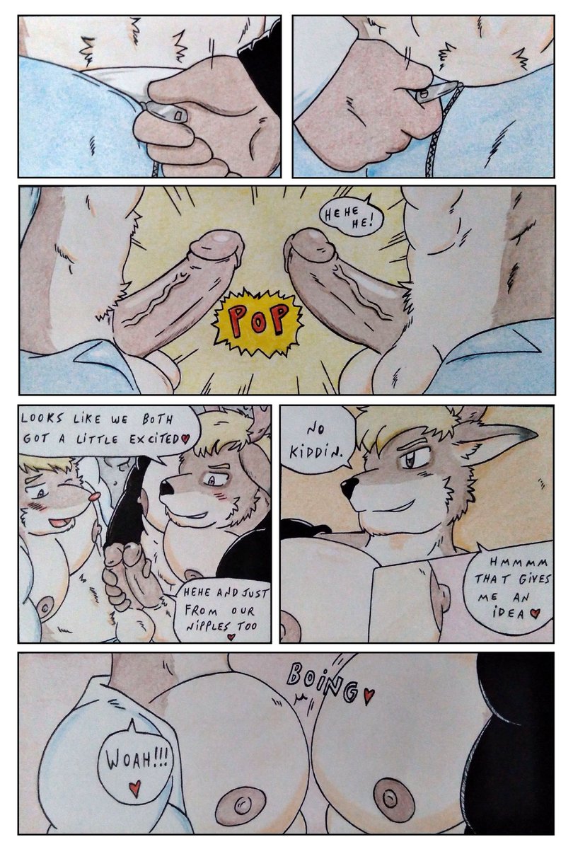 Dashthefox2's tweet photo. Winter Fun - pages 4,5 and 6
Commission for Prettyhumanguy (FurAffinity)

Starring Rudolph &amp; Arrow (movie version 1998)! 
I hope you guys enjoy this new winter comic! =) 

#furry #furryfandom #furryartwork #furryartist #furries #gay #nsfwart #nsfwtwt #nippleplay #pecs #pecplay https://t.co/x0CG5PE3Qm