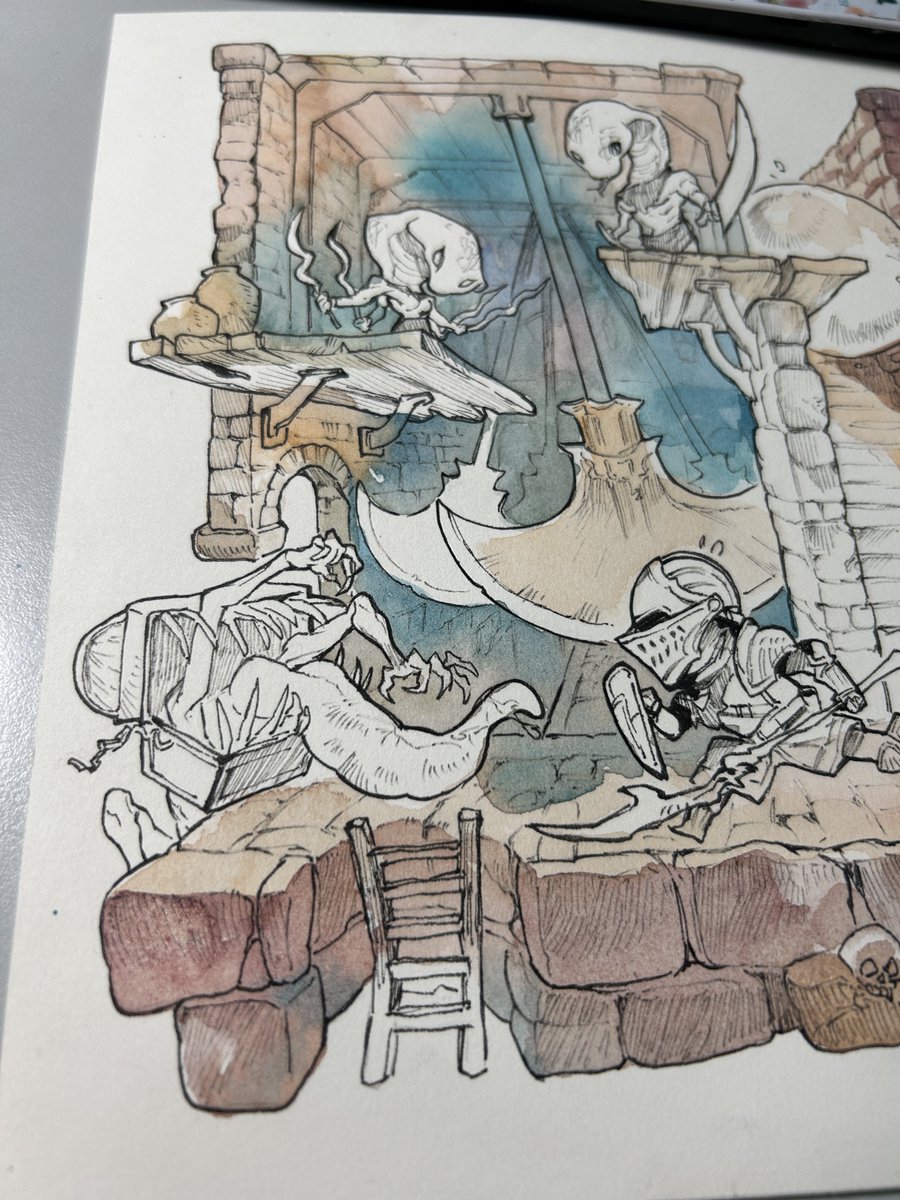 Thank you for all the likes and RTs! 
Here're some working progress photos 