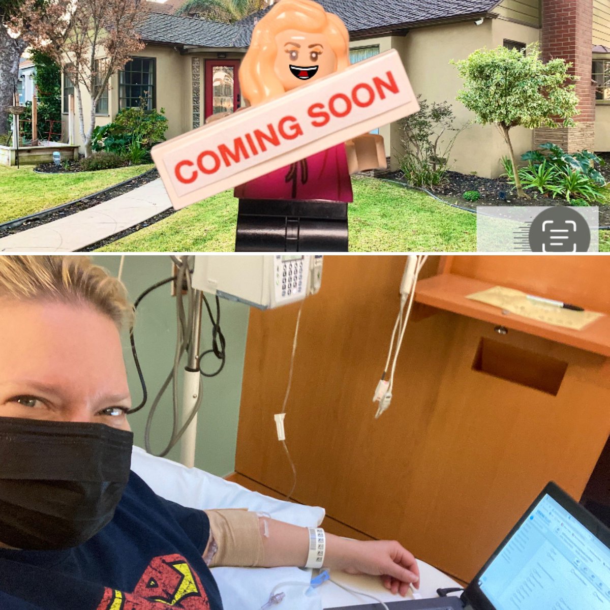 TraceyPence's tweet photo. I sent my Lego figure out into the field to introduce my new listing while I was getting my super serum @CedarsSinai #traceysellsla #realestateinfocus #compoundV #realestate #realtor #alwaysselling #homeselling #homebuyers #LEGO @KWLarchmont @mssociety https://t.co/C2EowGGrGB