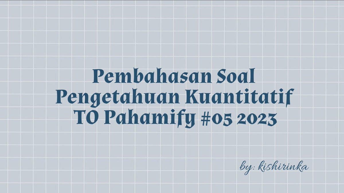 Kishirinka_'s tweet image. °•𝐏𝐞𝐦𝐛𝐚𝐡𝐚𝐬𝐚𝐧 𝐬𝐨𝐚𝐥 𝐏𝐞𝐧𝐠𝐞𝐭𝐚𝐡𝐮𝐚𝐧 𝐊𝐮𝐚𝐧𝐭𝐢𝐭𝐚𝐭𝐢𝐟 𝐓𝐎 𝐏𝐚𝐡𝐚𝐦𝐢𝐟𝐲 #𝟎𝟓•°

Semoga bisa dipahami yaks. Maap klo tulisanku terlalu kecil, aku baru sadar di akhir xixi. Kalo ada yg gk paham boleh tanya aja yaks!