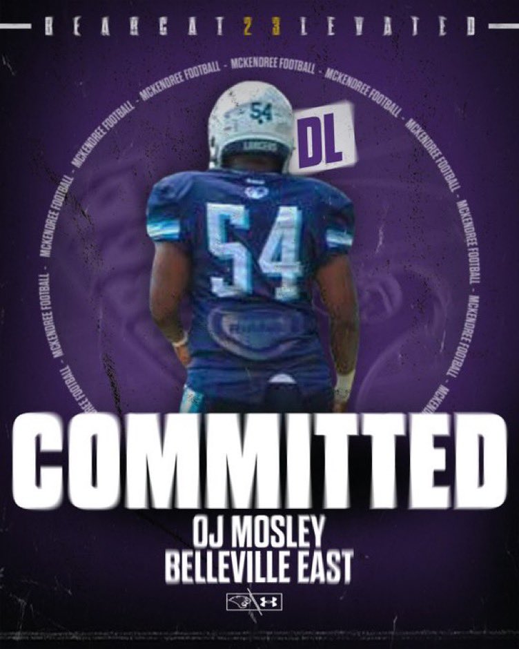 Happy to say that I’m furthering my academic and athletic career at Mckendree University. GO BEARCATS 💜🤍<a href="/CoachRejfek/">Jason Rejfek</a> <a href="/_CoachHarrison/">Michael Harrison</a> <a href="/BELancerFB/">LANCER FOOTBALL</a> <a href="/HeidornJeffrey/">Jeffrey Heidorn</a> <a href="/Mckendree_FB/">McKendree Football</a>