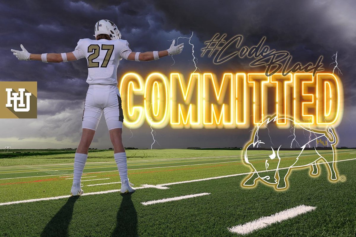 Incredibly excited to announce my commitment to the brotherhood! Blessed to be apart of something special @Harding_FB Thanks to God, the countless coaches I’ve had, my family, and my teammates for pouring into me day in and day out. @PaulSimmonsHU @ltribb3 @CoachA_GHS