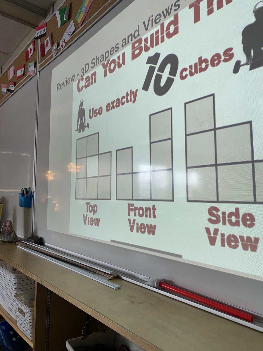 MissS_Classroom's tweet photo. Today was construction day! As an intro to orthographic drawings, the class used different views and clues in order to make the 3D shape out of snap cubes 🔎👷🏼🟪🟨 https://t.co/84aHm1lUpW