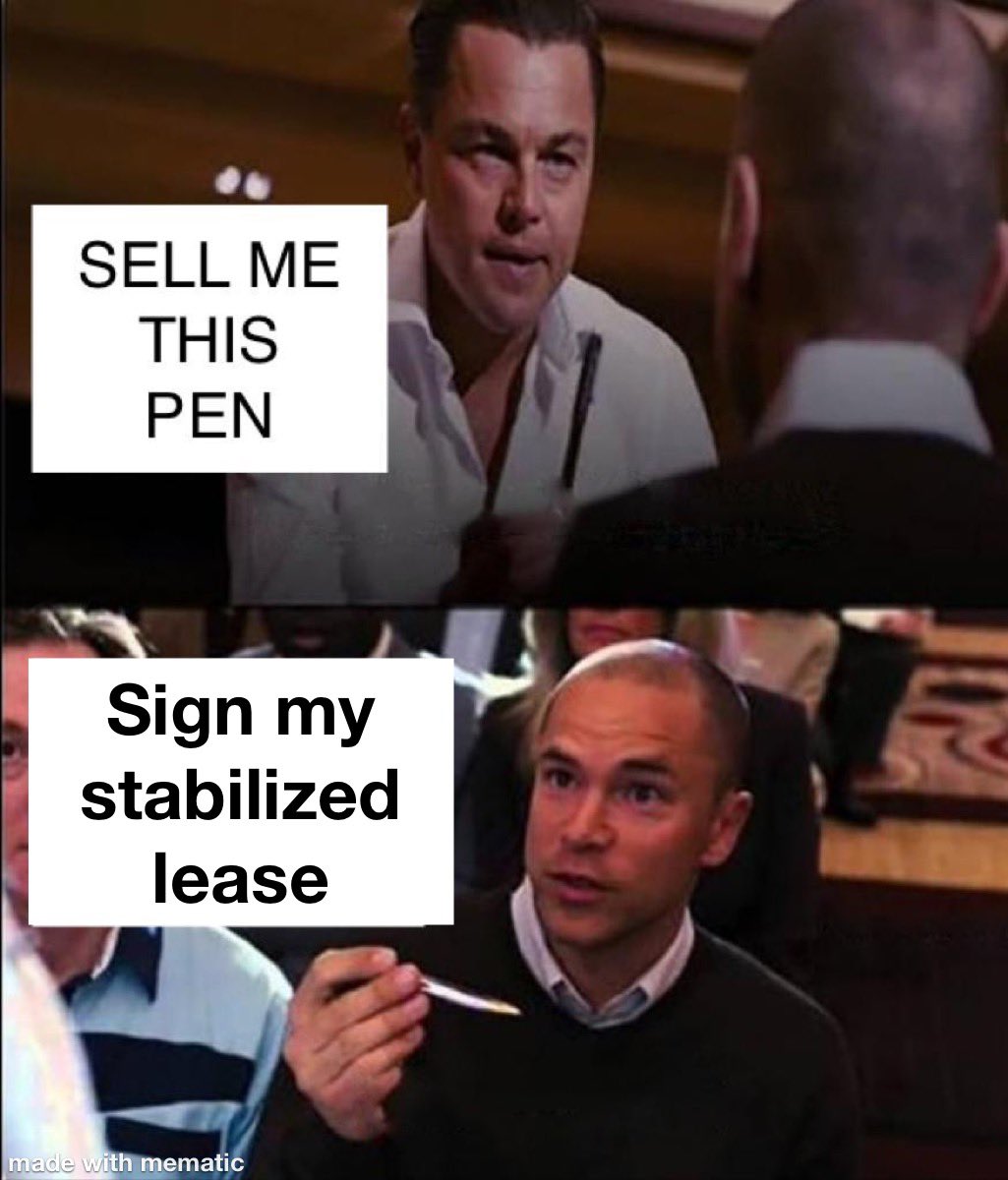 Stabilized #rent increases for 1-year leases:
2014 – 1%
2015 – 0%
2016 – 0%
2017 – 1.25%
2018 – 1.5%
2019 – 1.5%
2020 – 0%
2021 – 1%
2022 - 3.25%