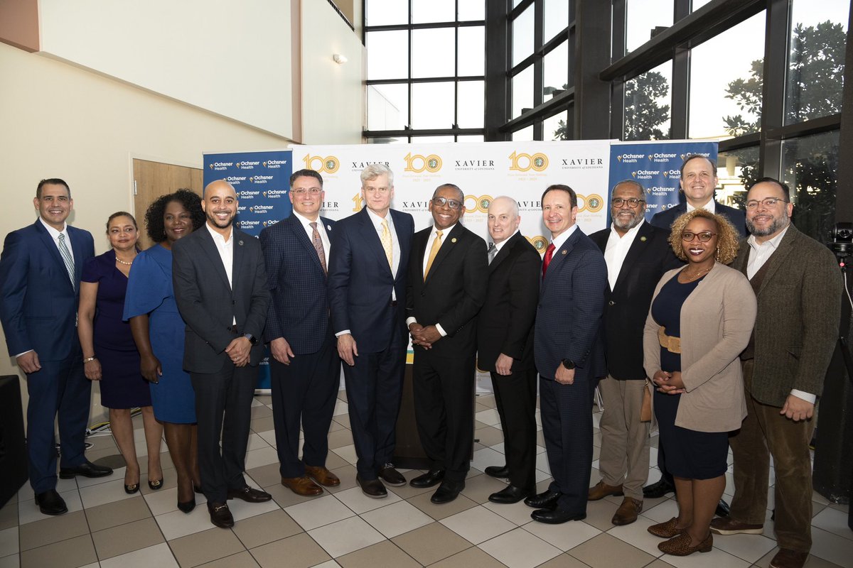 Xavier Univ. of LA (@xula1925) on Twitter photo Xavier University of Louisiana and Ochsner Health (<a href="/OchsnerHealth/">Ochsner Health</a>) today announced an agreement to establish a joint College of Medicine!
More about the announcement: bit.ly/3IRPRm8
#XULA #XULAeXcellence Xavier University of Louisiana and Ochsner Health (<a href="/OchsnerHealth/">Ochsner Health</a>) today announced an agreement to establish a joint College of Medicine!
More about the announcement: bit.ly/3IRPRm8
#XULA #XULAeXcellence