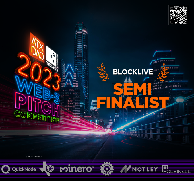 ATXDAO's tweet photo. Exciting news! @blocklive_ will be pitching at the ATX DAO pitch competition 

The company is building a digital ticketing platform that uses smart contracts to enforce royalties on primary and secondary event ticket sales aiming to become the Ticketmaster of Web3 https://t.co/Sca7eN6LJV