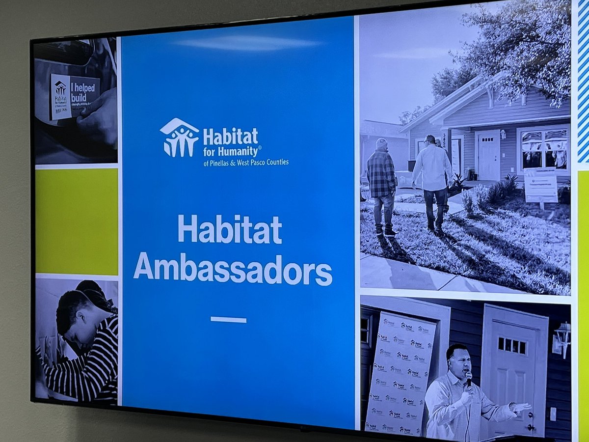 HabitatTBG's tweet photo. FULL HOUSE for our Habitat Ambassador class! 

Our Marketing team focuses on social media, media interviews, speaking to groups, meeting sponsors, volunteers and being more confident being in the public eye. 

#HabitatPinellasPasco #AffordableHomeownership https://t.co/EwN5oTnPet