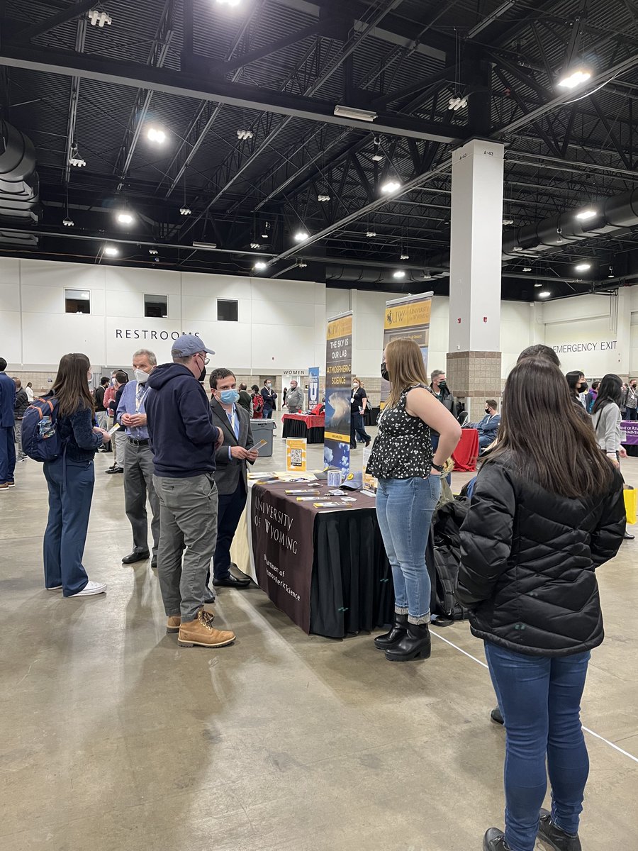 uwyoatsc's tweet photo. Thanks to everyone that stopped by our #AMS2023 and #AGU22 booths! https://t.co/XTeXL9TRgD