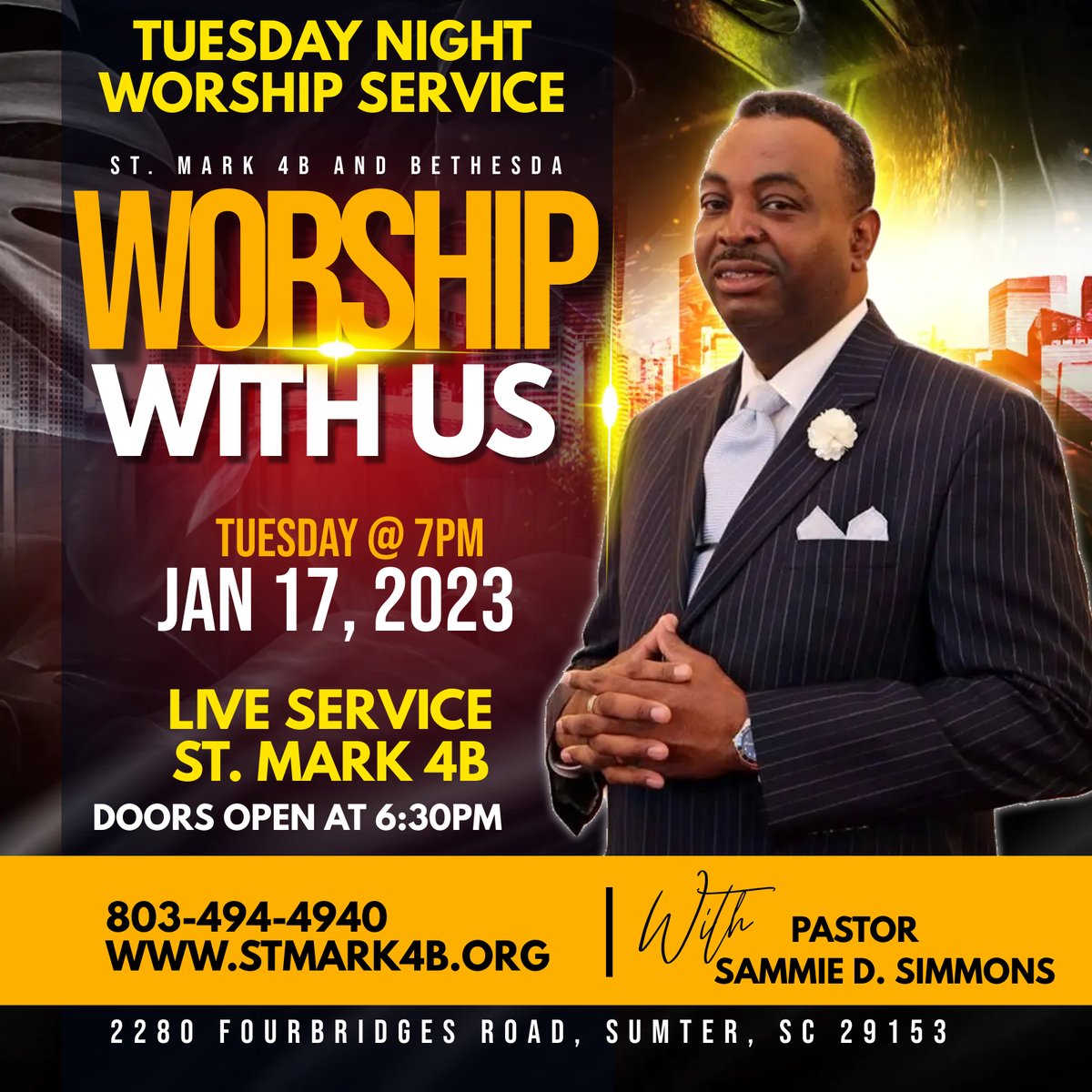 mark_4b's tweet photo. Join us in worship tonight at 7PM. https://t.co/GSaidDwRQk