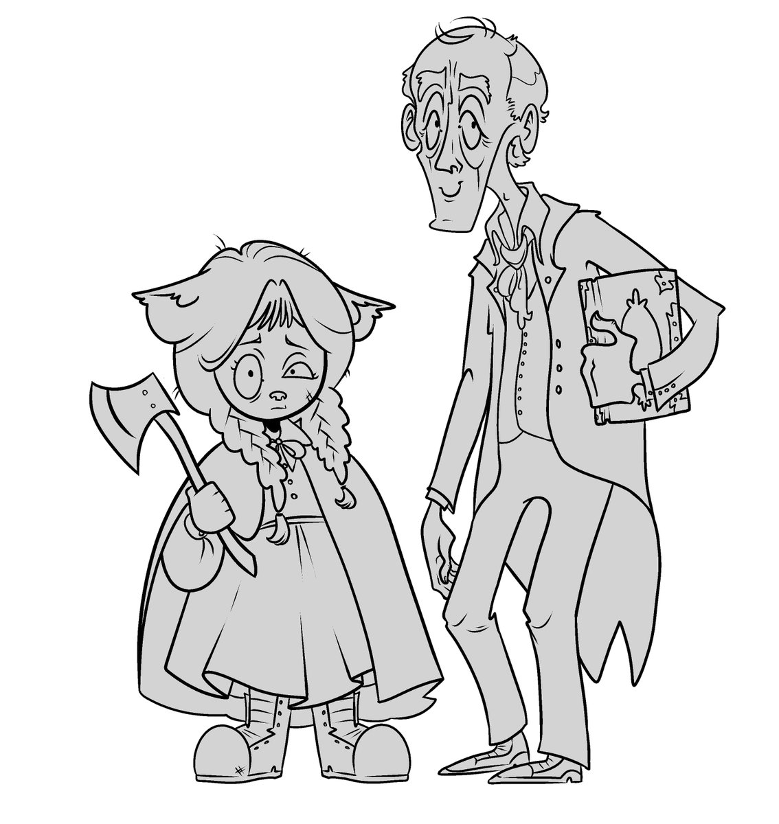 drawing for fun again #dimension20 #neverafter