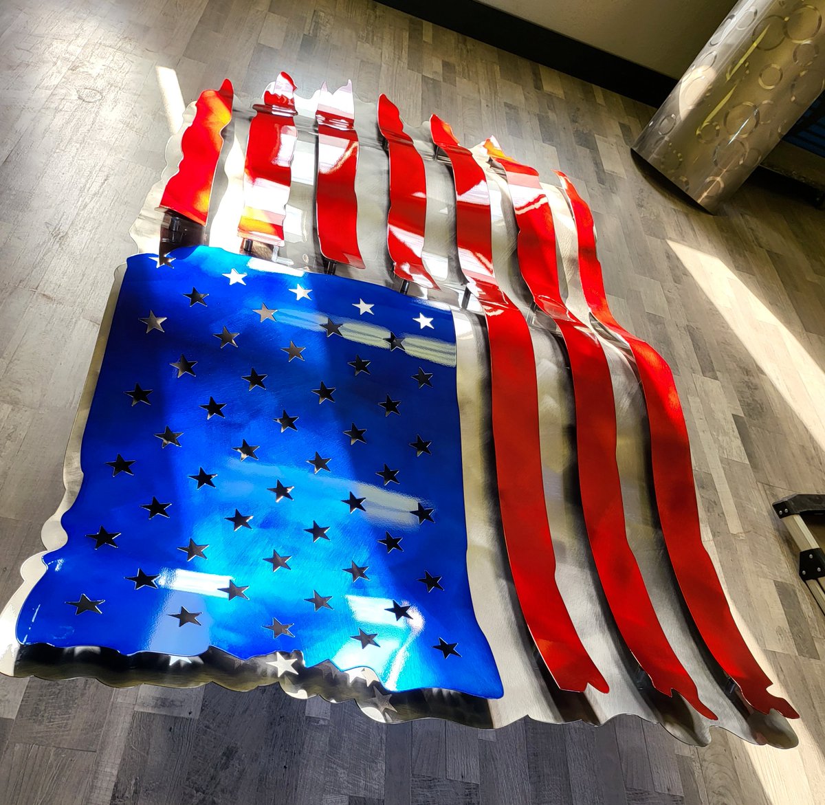 Really enjoyed doing this piece!  #metalart #KCMetalWorx #USA