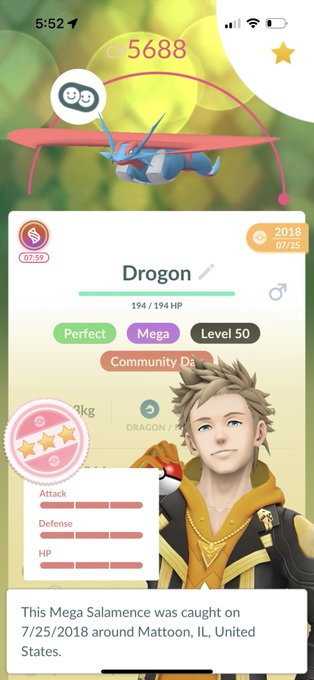Finally maxed out my baby 😍🐉  #PokemonGO https://t.co/bh9DBOxC1B<a href="/tag/pokemongo"class="tags">#PokemonGO</a>