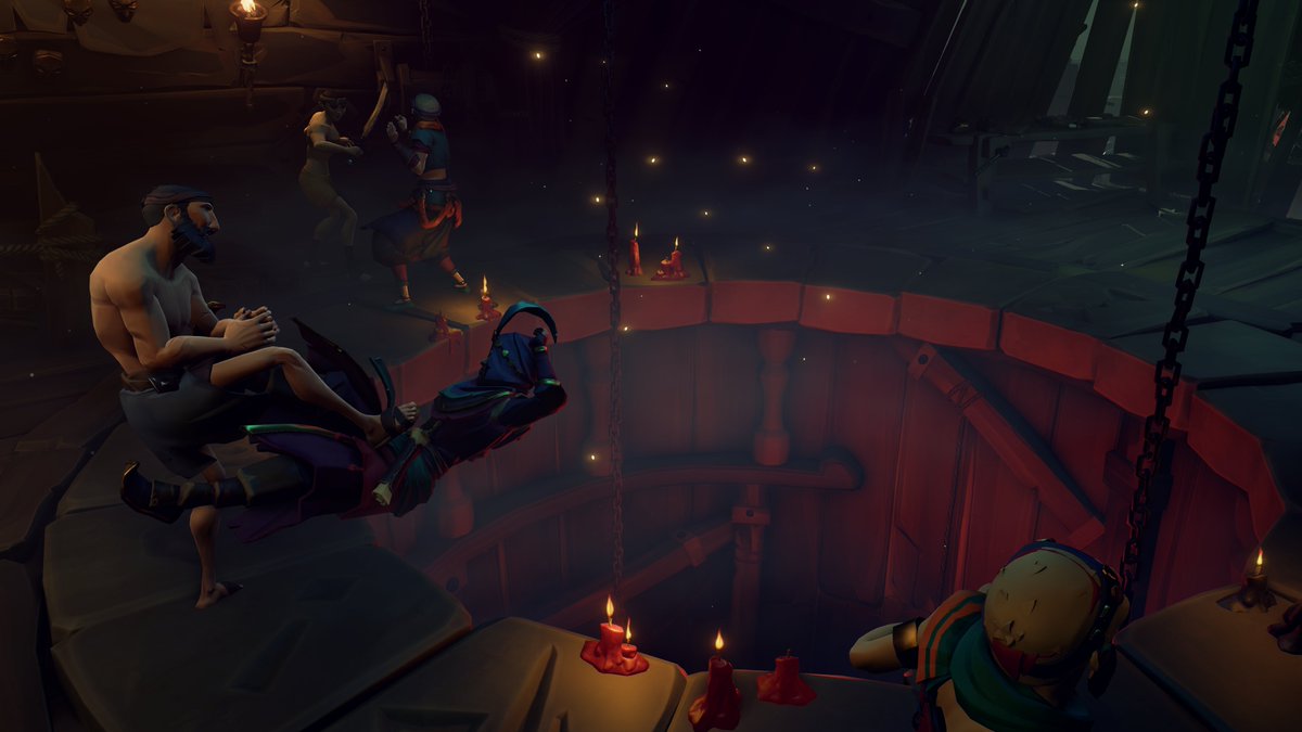 Beilu55's tweet photo. '' -THIS IS SPARTA ''
@SeaOfThieves  
#SeaOfThieves 
#SoTShot theme: Movie Moments
Movie: 300 https://t.co/hS1G6BBvIu