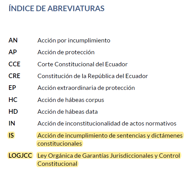 MartinezMolinaM's tweet photo. 🔴 Previo a presentar una #AcciónDeIncumplimiento ante la @CorteConstEcu, se debe agotar la FASE DE CUMPLIMIENTO por parte del juez que dictó la #SentenciaConstitucional o el #AcuerdoReparatorio, tal como lo ordena la #LOGJCC.
Es un error presentar directamente la IS. ⚖️⤵️ https://t.co/9CLUJoRYEh