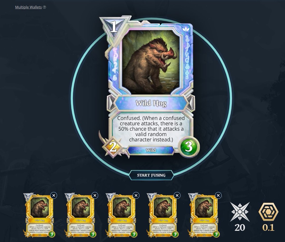 Proud owner of the first ever forged Diamond Wild Hog from the Welcome Set, let’s gooo! 

<a href="/GodsUnchained/">Gods Unchained</a> #NFTgaming #PlayandEarn #GodsUnchained