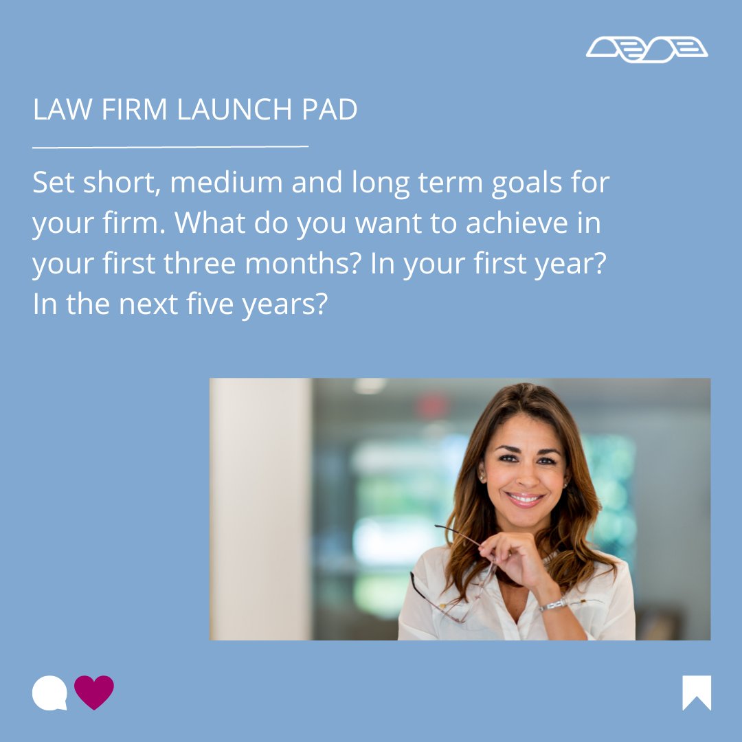 matterosoftware's tweet photo. 🎊Are you launching your law firm in 2023? Download our ✨free✨ Law Firm Launch Pad and get planning! Here are three tips for setting your firm's goals. Download here 👉 https://t.co/TYbaHbUAHQ

#sololawyer #newlaw #auslaw #smallbusiness #legaltech https://t.co/qRnMGIHvsm