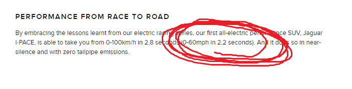 Just a reminder that the Jaguar I-Pace can go from 0-60 mph in 2.2 seconds jaguar.com/electric-cars/…