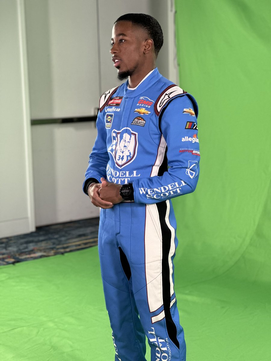 WendellScott_34's tweet image. Ready, Set, Race! 🏁 @rajahcaruth_ is lookin' sharp, having fun, and feelin' fast in his new slick threads! Let the fun begin at @NASCAR Production Day!

#rajahcaruth #rajahcaruthstyle #DrivenToWin #wendellscottfoundation