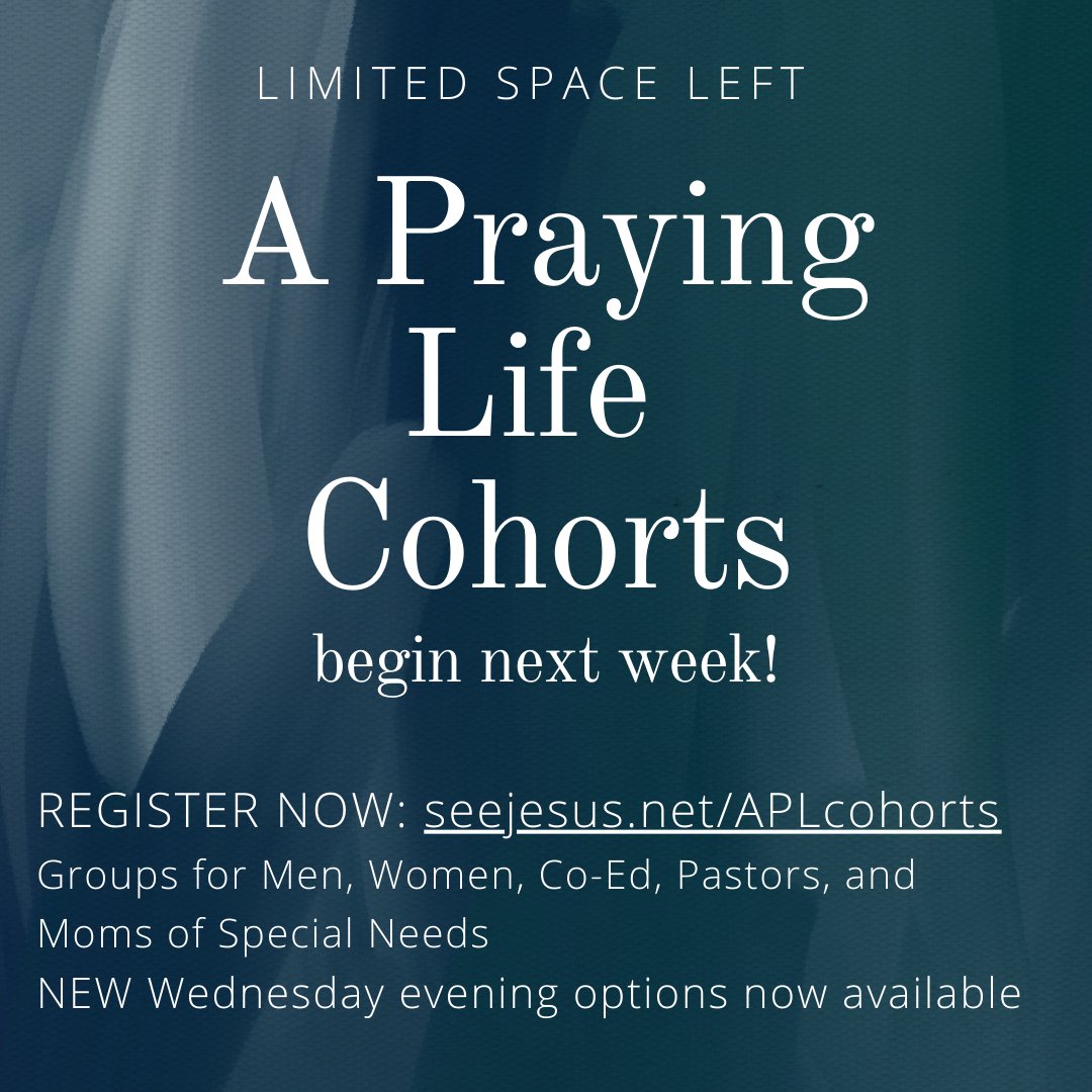Why not start off 2023 in a prayer cohort? Join one today! seejesus.net/APLcohorts