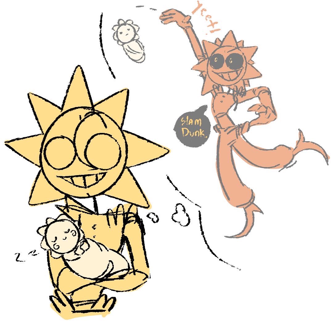 qtbnnie's tweet photo. That one Minecraft #sunandmoonshow clip it just WONT LEAVE MY HEAD 😭😭 

(Doodle) https://t.co/ORoqPhpKh7