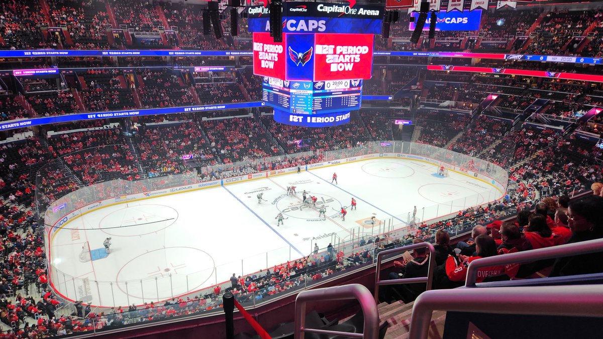 TXHT_Hockey's tweet photo. View for tonight's #CapsWild game.
#ALLCAPS #CapsPride #MNWild https://t.co/a4Hz3i3F8g