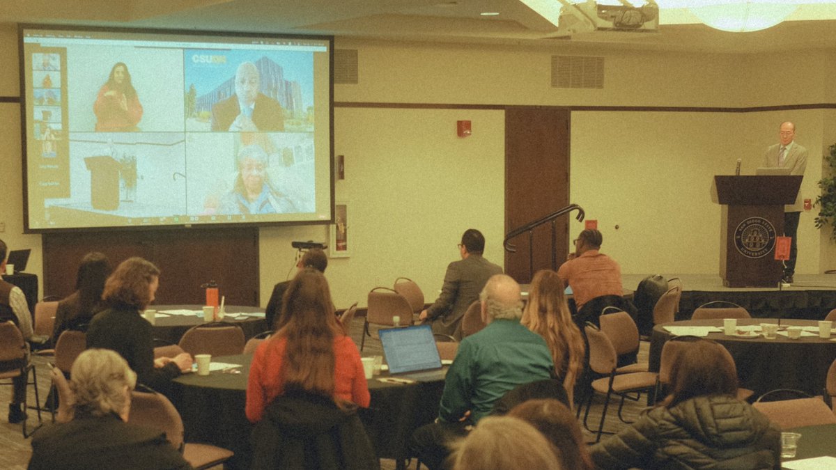 It was an honor to welcome Thomas A. Parham, President of <a href="/DominguezHills/">CSU Dominguez Hills</a>, as speaker of the Inaugural Dean's Lecture Series at <a href="/sdsucoe/">SDSU Education</a>'s Spring Fac/Staff Assembly. We were energized by Dr. Parham's insightful call to action about fighting for racial equity in higher education.