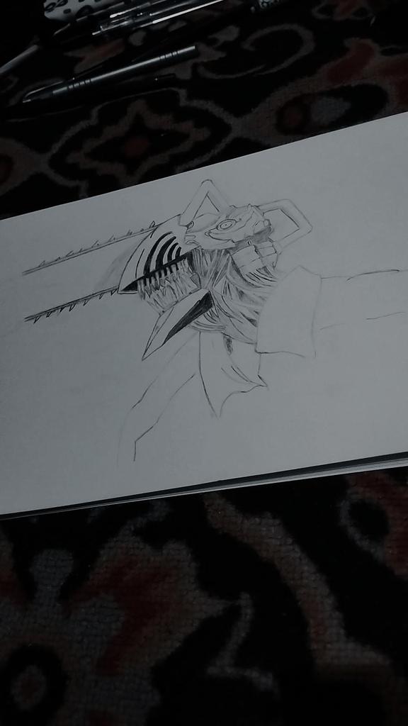 onlyurns's tweet photo. I didn't expect that i drew this😳

#drawing #chainsawman #denji #pochita https://t.co/Z6ggMnao3y