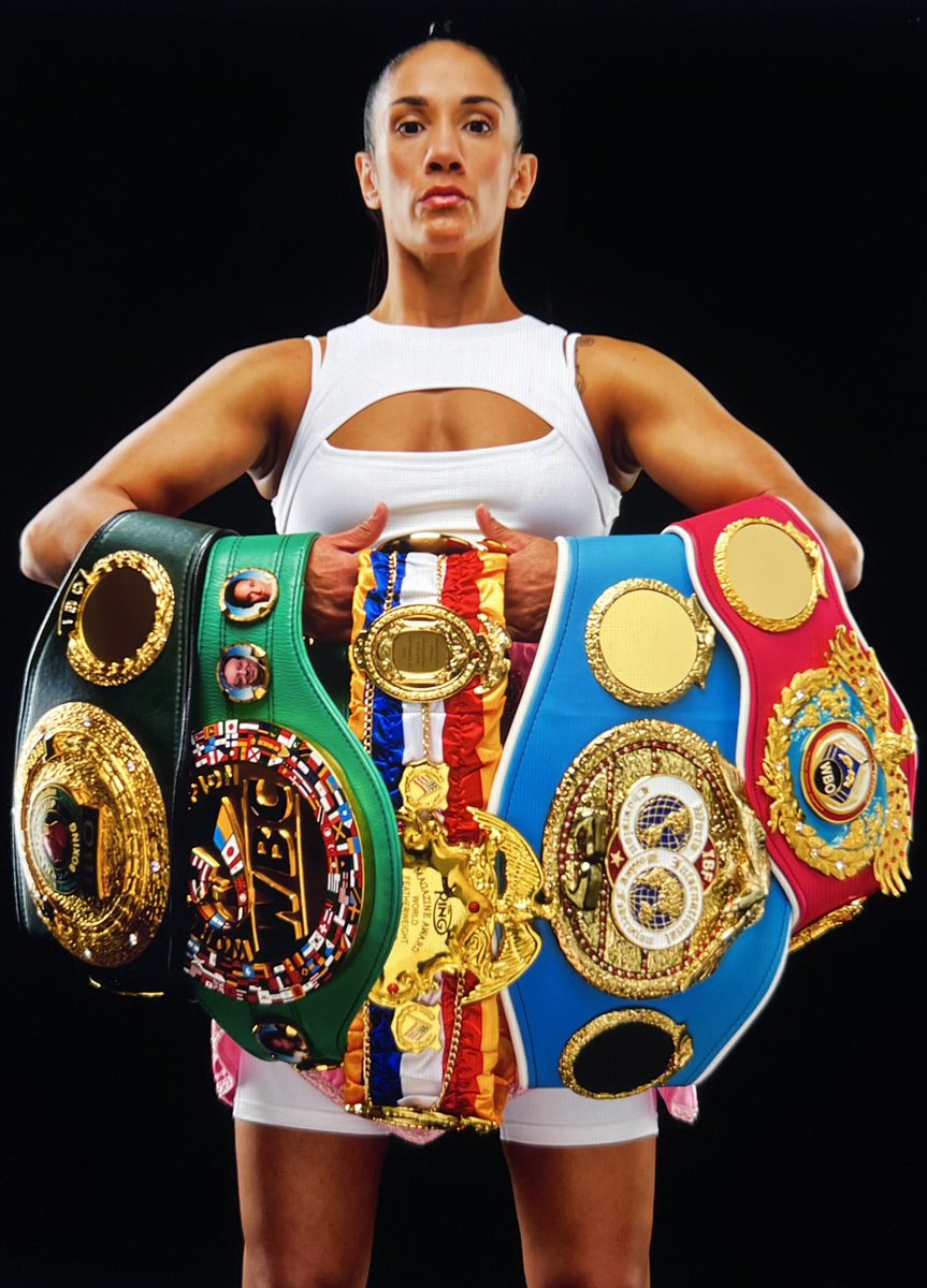Serranosisters's tweet photo. My road to this undisputed Clash
February 4th, @TheGarden 

Heather Hardy 22-0 @WorldBoxingOrg 
Daniela Bermudez 29-3 @WBCBoxing @IBOBoxing 
Sara Mahfoud 11-0 @IBFUSBAboxing 
@ringmagazine Title
Erika Cruz 15-1 @WBABoxing https://t.co/tjBshpWtPZ