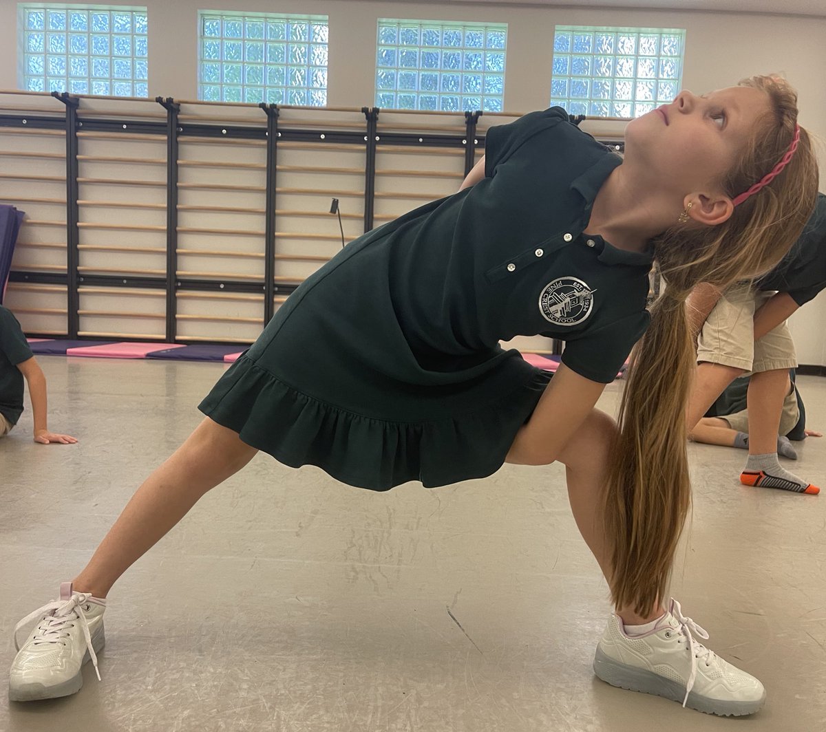 PineCrestArts's tweet photo. #PCGrade2 students learned how to do Bound Side Angle Pose (“Baddha Utthita Parsvakonasana”) while exploring new yoga poses in Movement today! #PCDance #PCFineArts https://t.co/vxl4gGpxuU