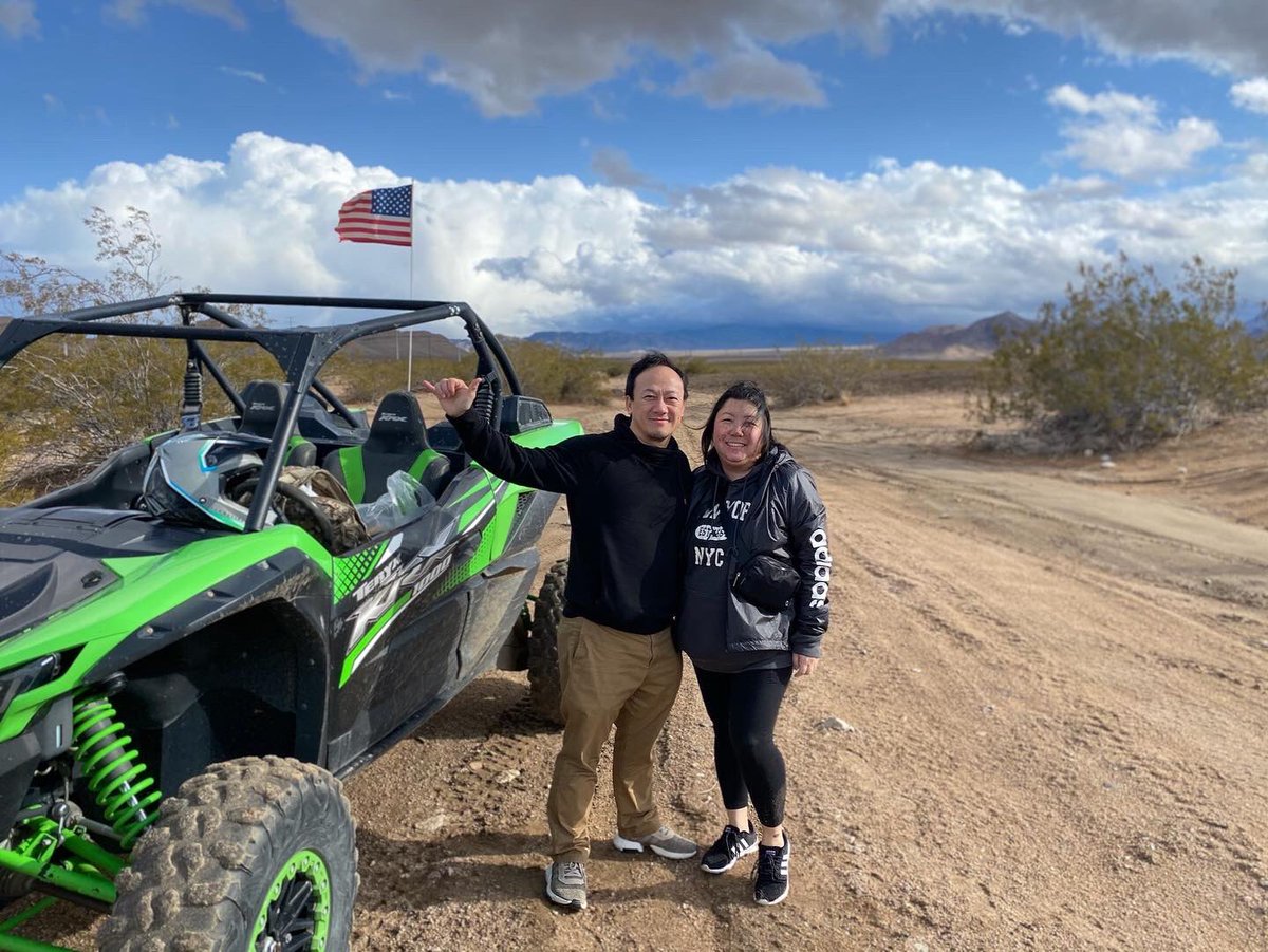 AATVEGAS's tweet photo. This weekend was a blast!! We hope all our guest had an awesome time spending the weekend out in the Mojave desert 🏜️ on some RZRs, ATVs, and dirt bikes! #shotshow2023 # Vegas #lasvegasstrip #vegasnightlife #rzr #polaris #krx #kawasaki #offroad #offroading #mojavedesert https://t.co/agVnoHJ1Z5