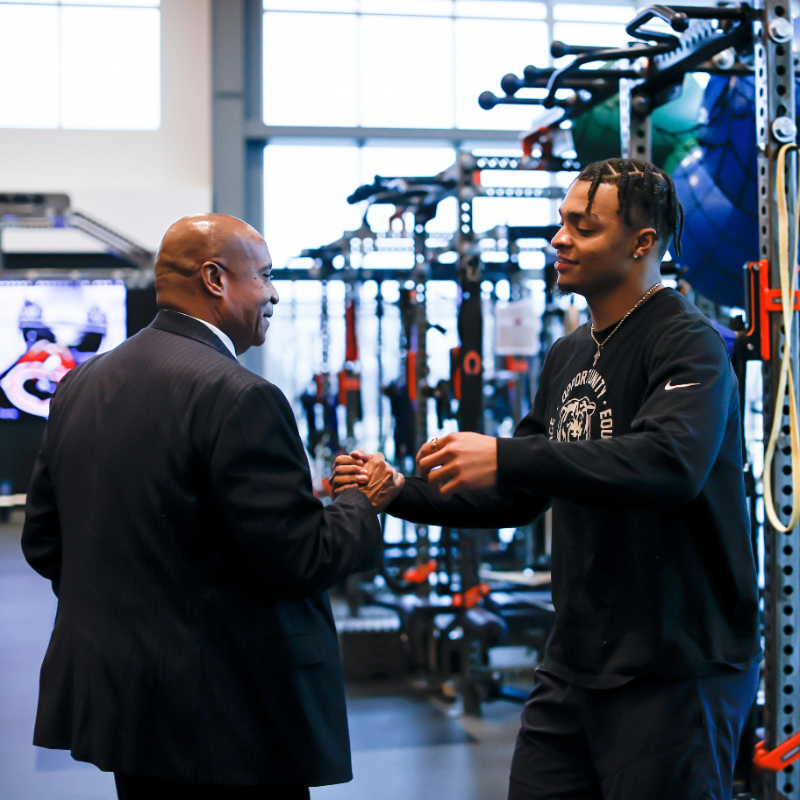 ChicagoBears's tweet photo. Making the rounds at Halas Hall