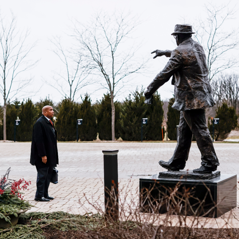 ChicagoBears's tweet photo. Making the rounds at Halas Hall