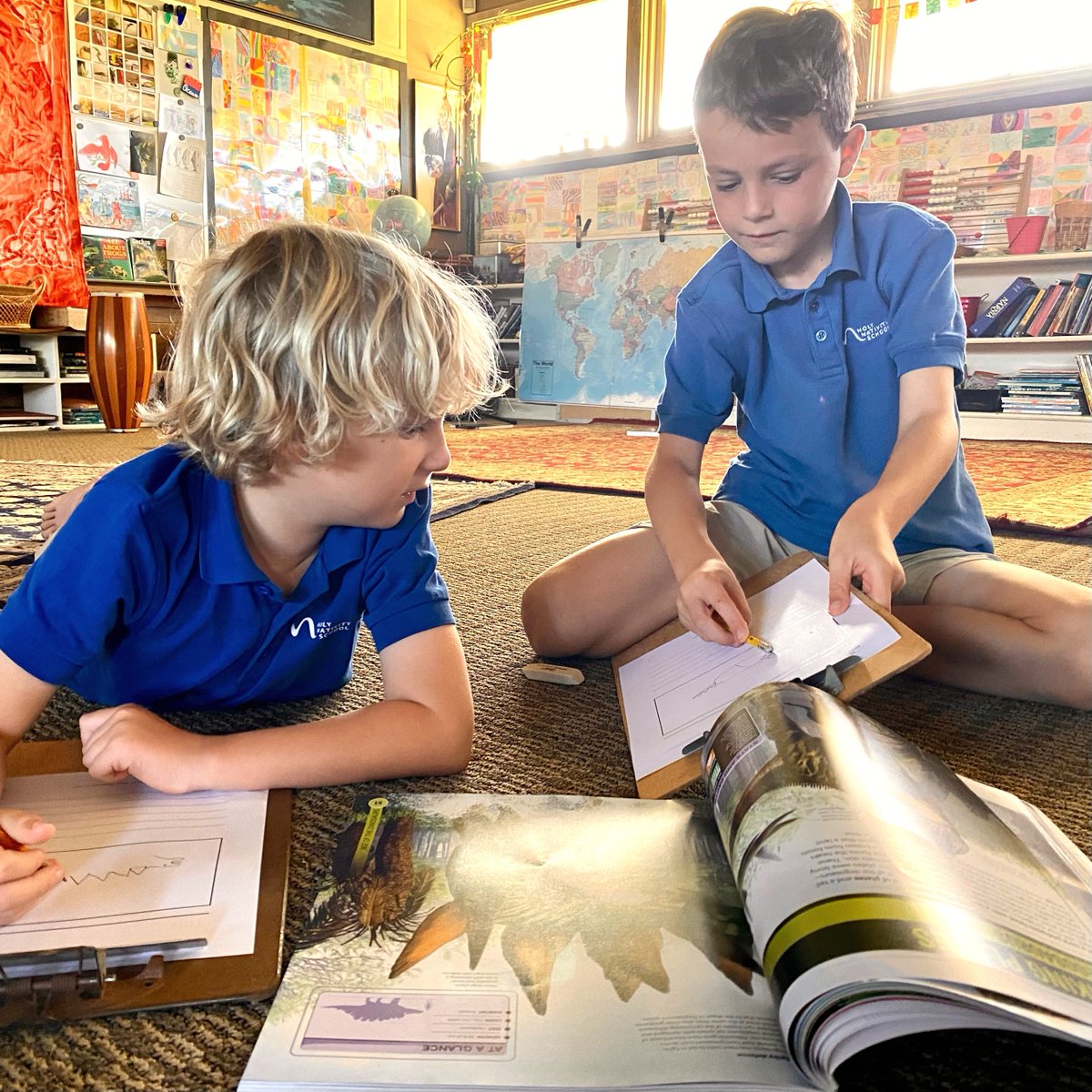 HolyNativity's tweet image. ✍🏼📰 Extra! Extra! Here&apos;s the scoop: our 2nd graders learn to love writing!  Each week they produce a class newsletter called the Tree House News, writing articles, developing content, and working on layout. Read all about it!

#StudentWriting #HNS #HolyNativitySchool