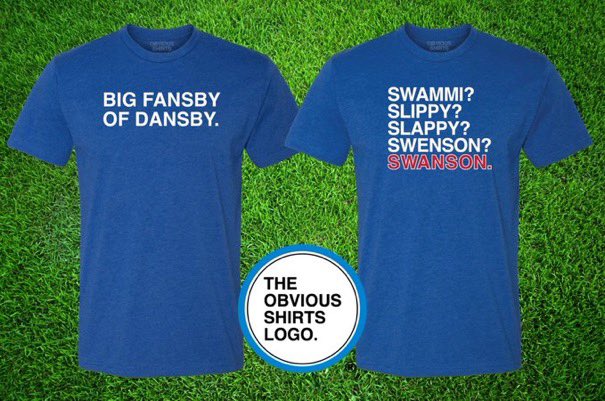 CubsZone's tweet image. 🚨 GIVEAWAY ALERT 🚨Obvious Shirts &amp;amp; I have teamed up to give away two Dansby Swanson shirts. Two winners will be be chosen on Sunday!

- Retweet this tweet
- Follow both @obvious_shirts &amp;amp; @CubsZone to enter! 

Good luck 🙏🏼