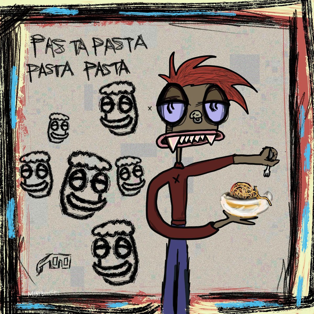 bossmorris's tweet photo. @beanbagfrens @radoko Two of my favorite nft projects heading for the moon π #BBFTAKEOVER #Brainpasta https://t.co/pcMfVIcTBq