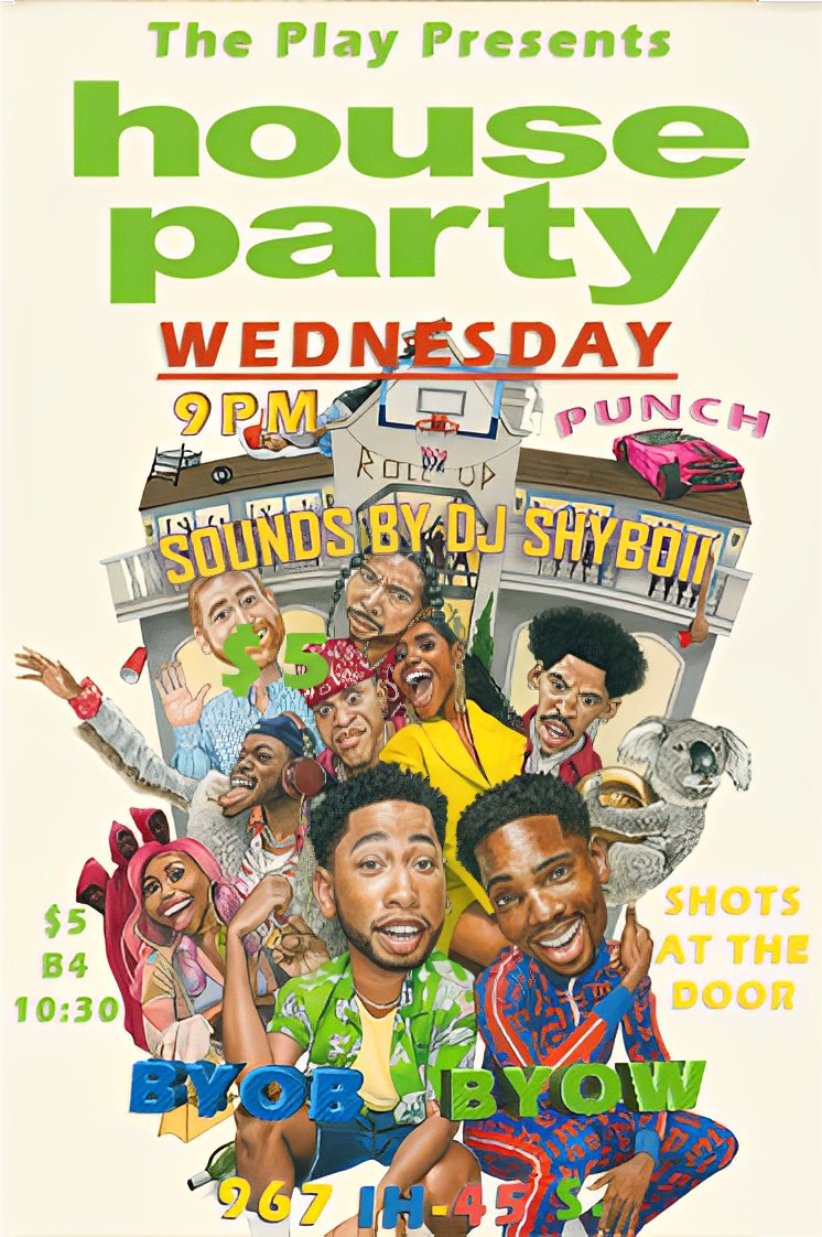 ThePlayOfficial's tweet photo. First official #SHSU Spring ‘23 Welcome Week party
Jan. 18th 
WED WE OUTSIDE🕺🏾
▶️ 
Starts @9 pm 

🔴Hookah
🔴Drinks 
🔴Shots at the door
🔴Entertainment 

#ThePlay 🥶🥶🥶🥶🥶🥶🥶 

PRESENTED BY: @Siyphi 

SOUNDS BY: @malik_rashaan @PhlexEmoji 

GREEKS FREE BEFORE 11pm https://t.co/R2p9eHCcby